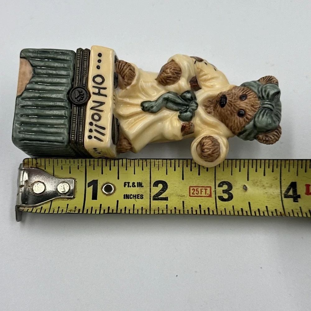 Boyds Bears Bearware Pottery Trinket Box 